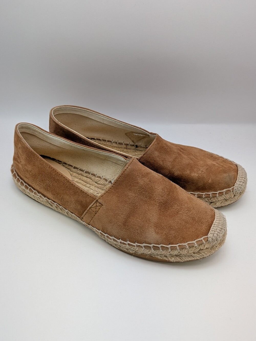 J. Crew Suede Leather Espadrilles Flats - Picture 1 of 10